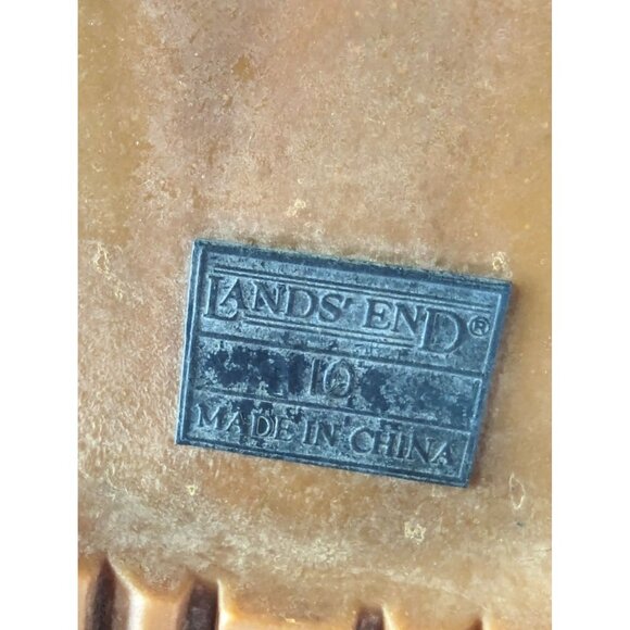 Lands End Waterproof Slip-on rubber garden rain shoes Size 10 - Picture 8 of 8